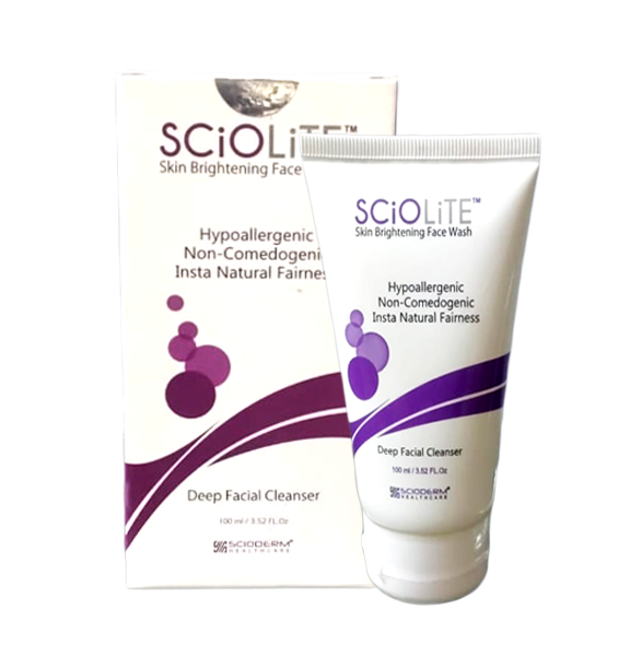 SCIOLITE- Skin brightening face wash