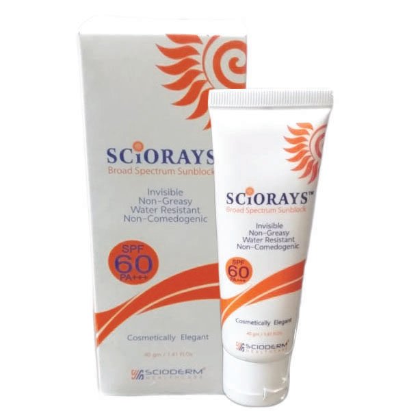 Sciorays - Braod spectrum Sunblock Cream