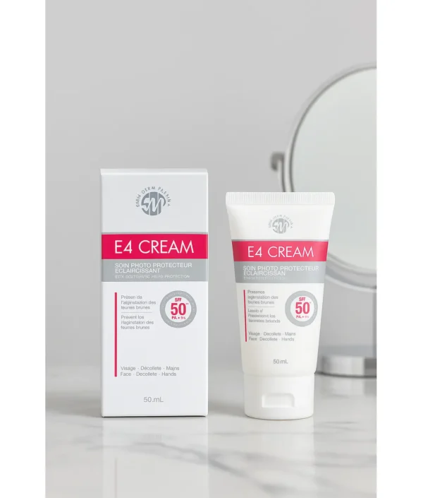 E4 Cream Skin Lightening Photo Protection with SPF 50