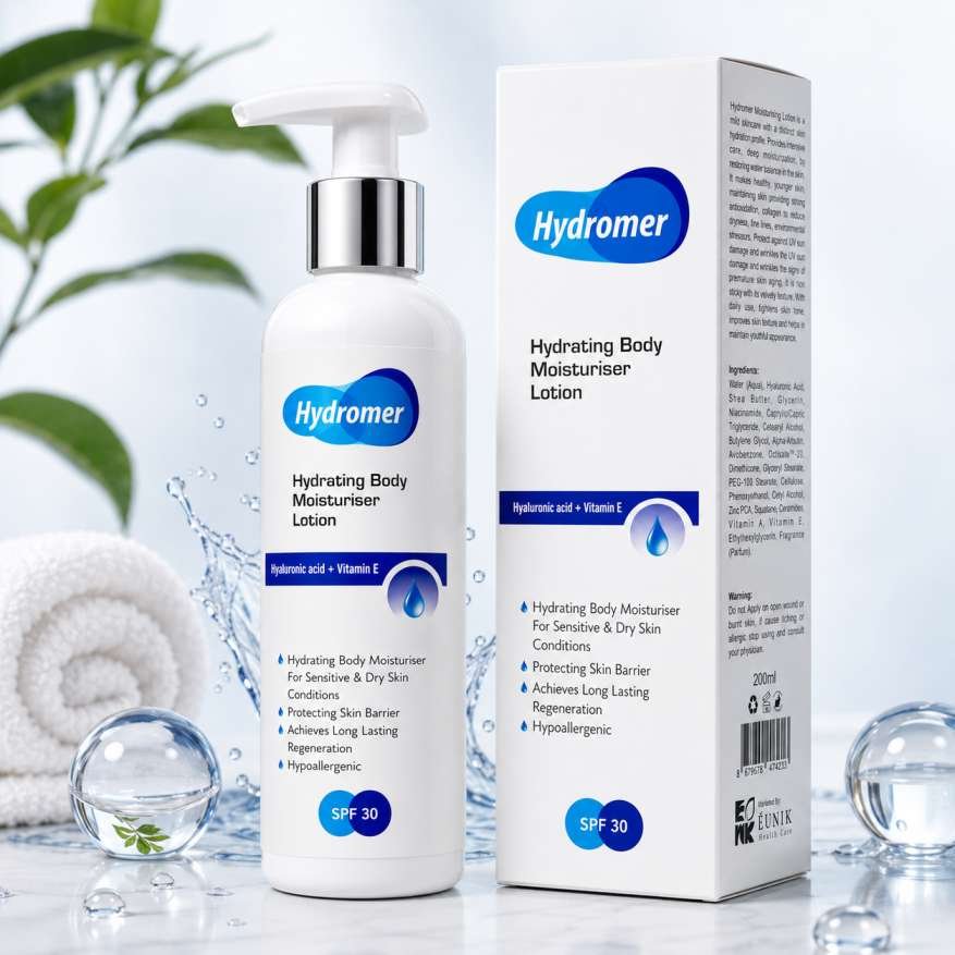 hydromer hydrating body moisturiser lotion