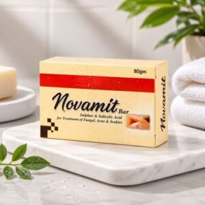 Novamit Bar 80gm Sulphur & Salicylic Acid Cleansing Bar