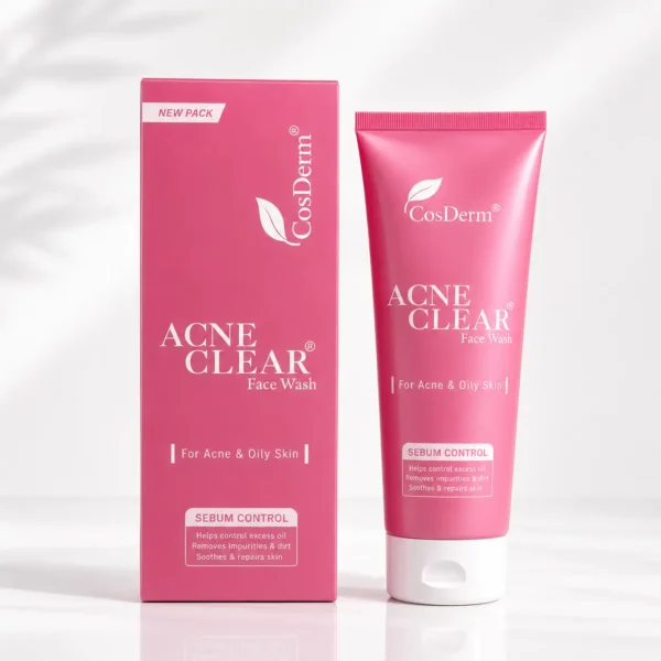 cosderm acne clear face wash
