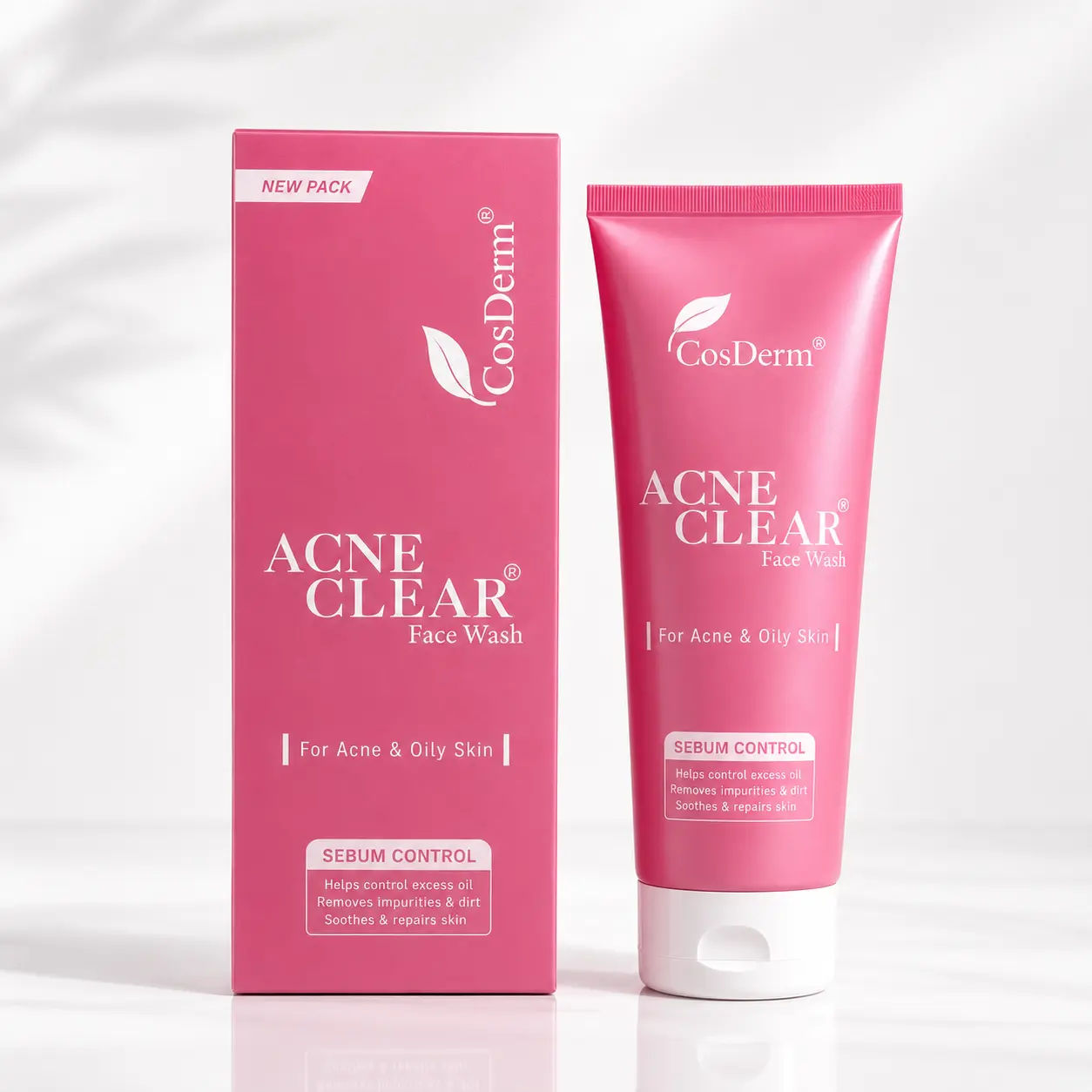 cosderm acne clear face wash